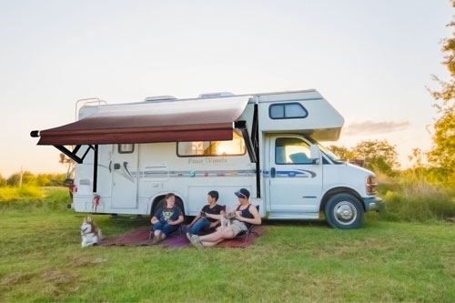 The RV automatic awning is a great invention！